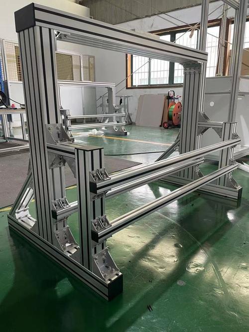 自动化流水线铝型材框架与机架防静电轨道加工定制 铝型材穿条设备选购指南